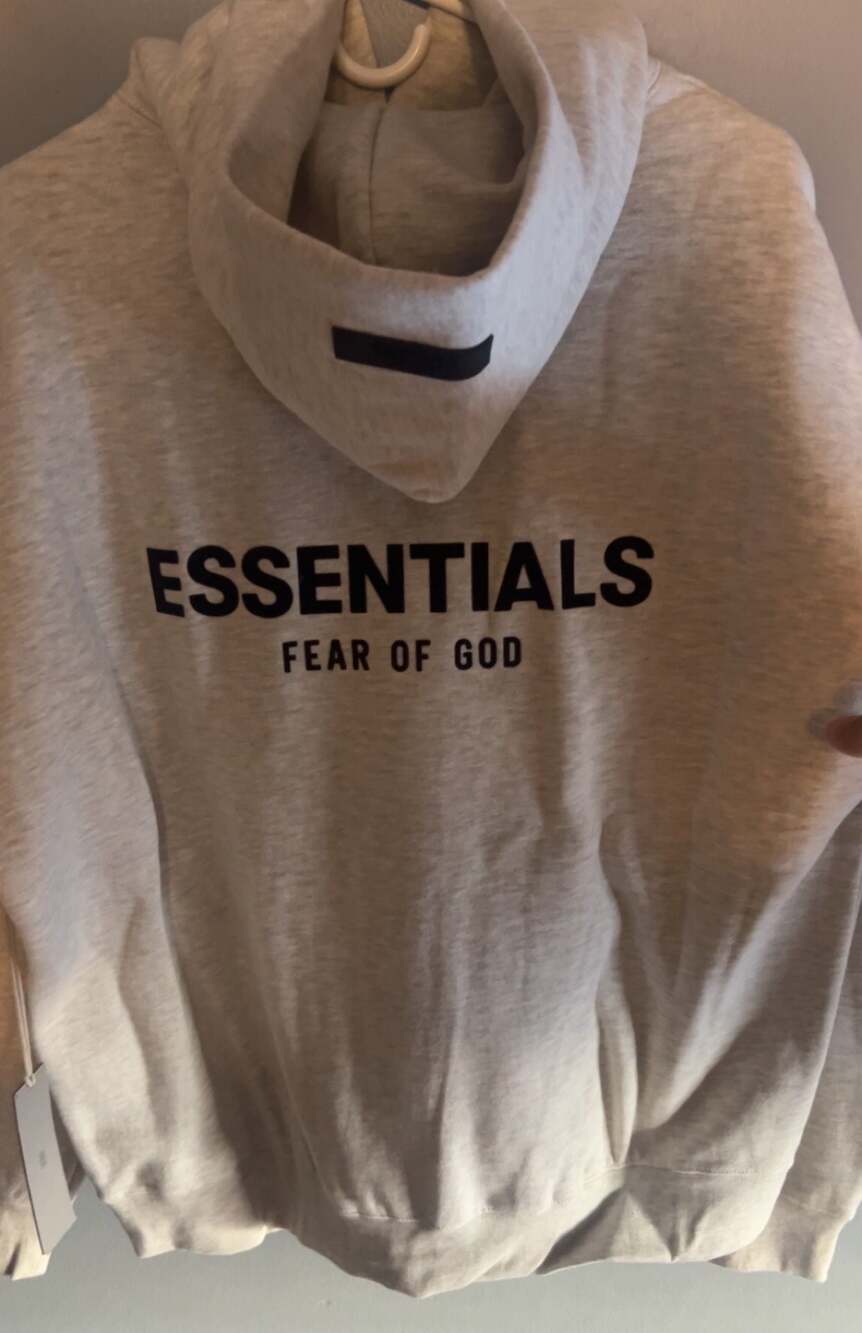 Fear of God Essentials Core Collection Pullover Hoodie Oatmeal Heather